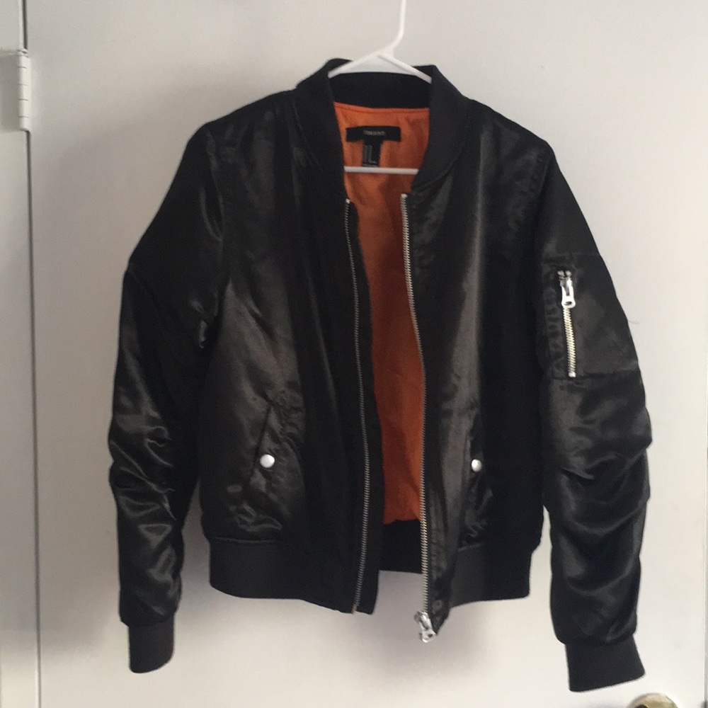 Black Bomber Jacket
